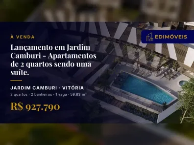 Apartamento com 2 Quartos à venda, 59m² no Jardim Camburi, Vitória