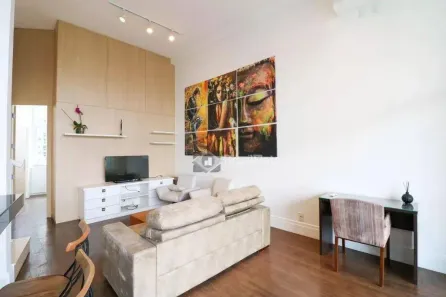 Apartamento com 1 Quarto para alugar, 85m² no Brooklin Paulista, São Paulo