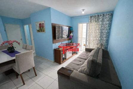 Apartamento com 2 Quartos à venda, 55m² no Jardim Santa Cristina, Santo André
