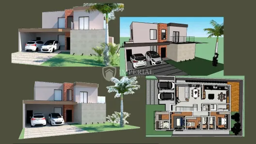 Casa de Condomínio com 3 Quartos à venda, 202m² no Residencial Central Parque, Salto