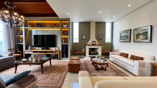 Casa de Condomínio com 5 Quartos à venda, 458m² no Alphaville - Lagoa dos Ingleses, Nova Lima
