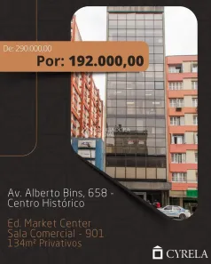 Sala Comercial à venda, 134m² no Centro Histórico, Porto Alegre