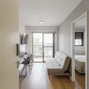Apartamento com 1 Quarto para alugar, 30m² no Indianópolis, São Paulo