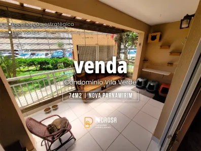 Apartamento com 3 Quartos à venda, 74m² no Nova Parnamirim, Parnamirim