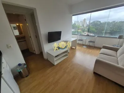 Flat com 1 Quarto para alugar, 45m² no Paraíso do Morumbi, São Paulo