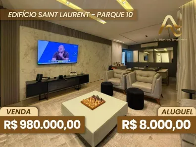 Apartamento com 3 Quartos para venda ou aluguel, 169m² no Parque 10 de Novembro, Manaus