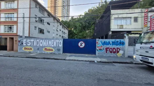 Lote/Terreno para alugar, 840m² no José Menino, Santos