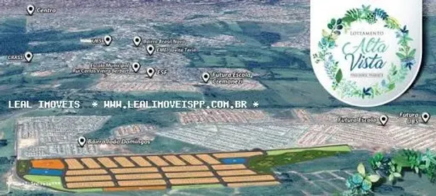 Lote/Terreno à venda, 243m² no Residencial Alta Vista I, Presidente Prudente