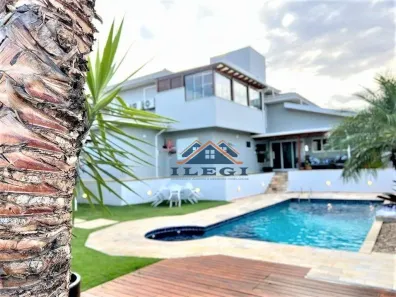 Casa de Condomínio com 5 Quartos para venda ou aluguel, 370m² no Terras De Santa Teresa, Itupeva