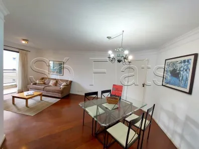 Apartamento com 3 Quartos para alugar, 120m² no Indianópolis, São Paulo