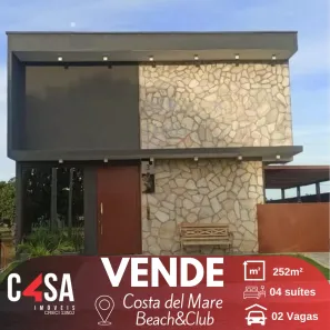 Casa de Condomínio com 4 Quartos à venda, 252m² no Córrego dos Rodrigues, Aracati