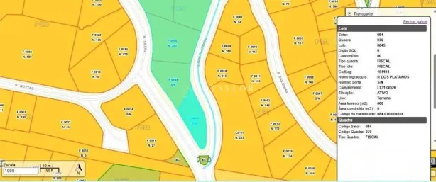 Lote/Terreno à venda, 660m² no Cidade Jardim, São Paulo