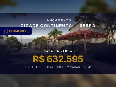 Casa com 3 Quartos à venda, 85m² no Cidade Continental, Serra