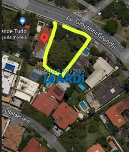 Lote/Terreno à venda, 760m² no Morumbi, São Paulo