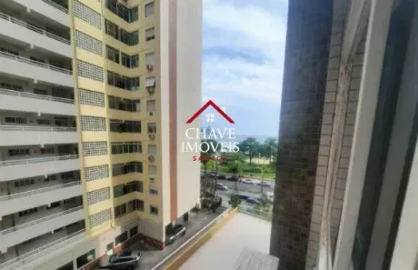 Apartamento com 3 Quartos para alugar, 148m² no Embaré, Santos