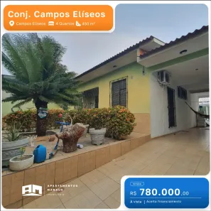 Casa com 4 Quartos à venda, 450m² no Planalto, Manaus