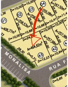 Lote/Terreno à venda, 464m² no Jardins Parma, Senador Canedo