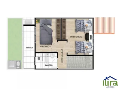 Casa com 2 Quartos à venda, 64m² no Jardim Sandra, Cotia