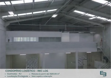 Galpão/Depósito/Armazém para alugar, 1520m² no Distrito Industrial, Queimados