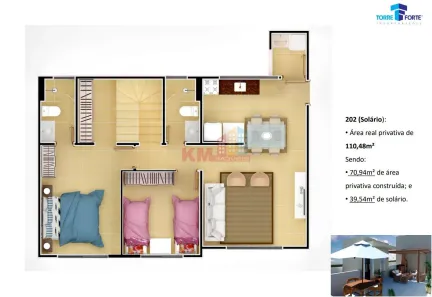 Apartamento com 2 Quartos à venda, 110m² no Parque das Nações, Parnamirim