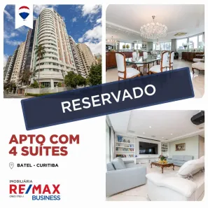 Apartamento com 4 Quartos à venda, 297m² no Batel, Curitiba