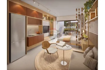 Apartamento com 1 Quarto à venda, 42m² no Cumbuco, Caucaia