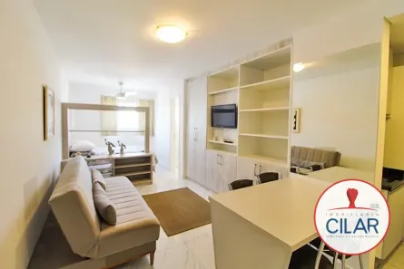 Apartamento com 1 Quarto para alugar, 30m² no Centro, Curitiba