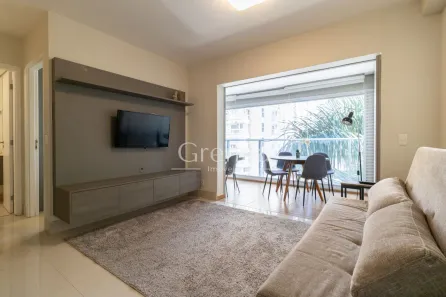 Apartamento com 1 Quarto para alugar, 45m² no Indianópolis, São Paulo