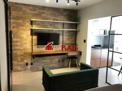 Flat com 1 Quarto para alugar, 32m² no Pinheiros, São Paulo