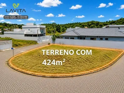 Lote/Terreno à venda, 424m² no Belchior Central, Gaspar