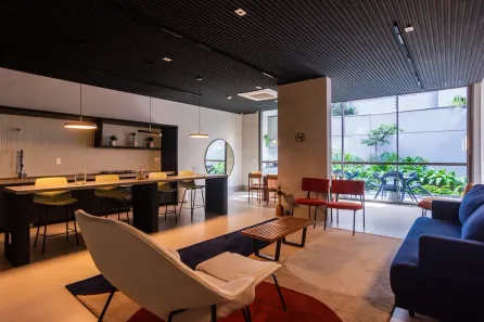 Apartamento com 1 Quarto para alugar, 34m² no Indianópolis, São Paulo
