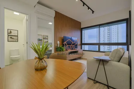 Apartamento com 1 Quarto para alugar, 44m² no Vila da Serra, Nova Lima