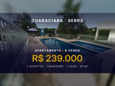 Apartamento com 2 Quartos à venda, 44m² no Guaraciaba, Serra