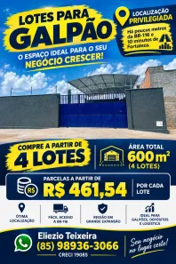 Lote/Terreno à venda, 600m² no , Itaitinga