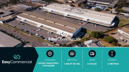 Galpão/Depósito/Armazém para alugar, 1007m² no Cidade Industrial, Contagem