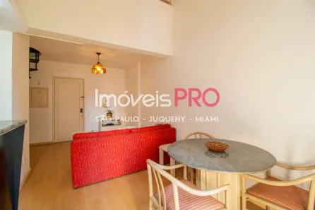 Apartamento com 1 Quarto para alugar, 52m² no Moema, São Paulo