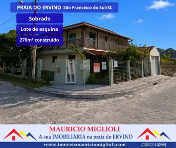 Casa com 3 Quartos à venda, 270m² no Praia do Ervino, São Francisco do Sul