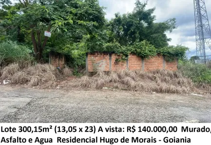 Lote/Terreno à venda, 300m² no Residencial Hugo de Moraes, Goiânia