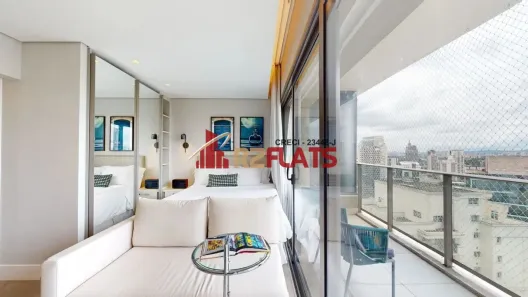 Flat com 1 Quarto para alugar, 36m² no Pinheiros, São Paulo