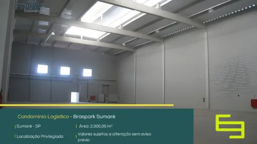 Galpão/Depósito/Armazém para alugar, 2000m² no Jardim Manchester (Nova Veneza), Sumaré