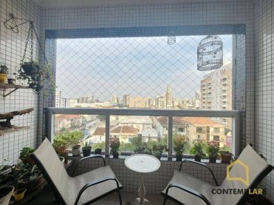 Apartamento com 3 Quartos à venda, 136m² no Campo Grande, Santos