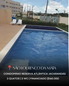 Apartamento com 3 Quartos à venda, 70m² no Pixete, São Lourenço da Mata