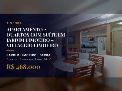 Apartamento com 2 Quartos à venda, 54m² no Jardim Limoeiro, Serra