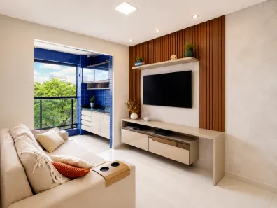 Apartamento com 2 Quartos à venda, 58m² no Bessa, João Pessoa