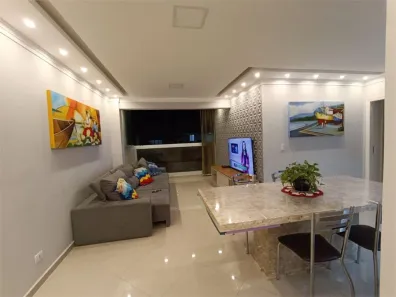 Apartamento com 3 Quartos à venda, 110m² no Loteamento João Batista Julião, Guarujá