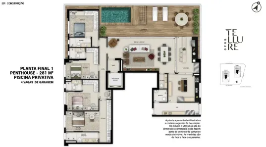 Cobertura com 4 Quartos à venda, 281m² no Serrinha, Goiânia
