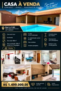 Casa com 3 Quartos à venda, 490m² no Setor Marechal Rondon, Goiânia