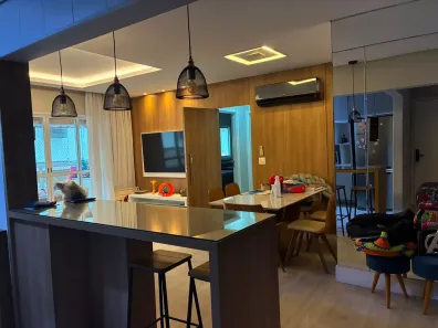 Apartamento com 2 Quartos para alugar, 84m² no Boqueirão, Santos