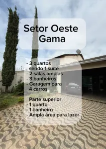 Sobrado com 3 Quartos à venda, 200m² no Setor Oeste, Brasília