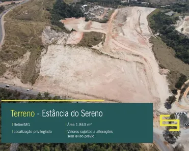 à venda, 1844m² no Estância do Sereno PTB, Betim